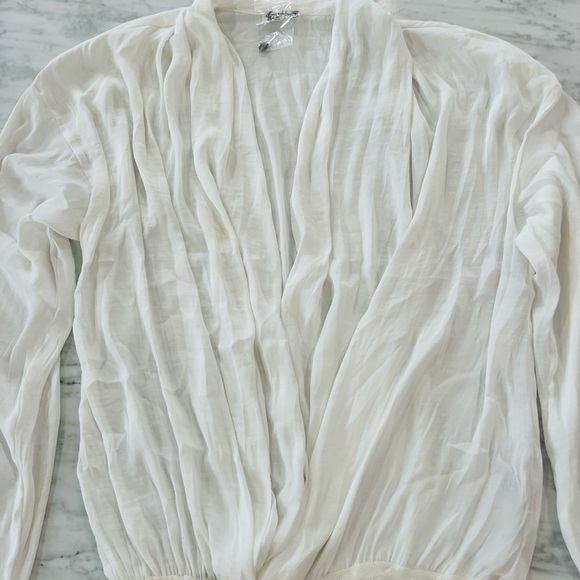 Free People Ladylike Lady Bodysuit White Medium - Picture 6 of 12